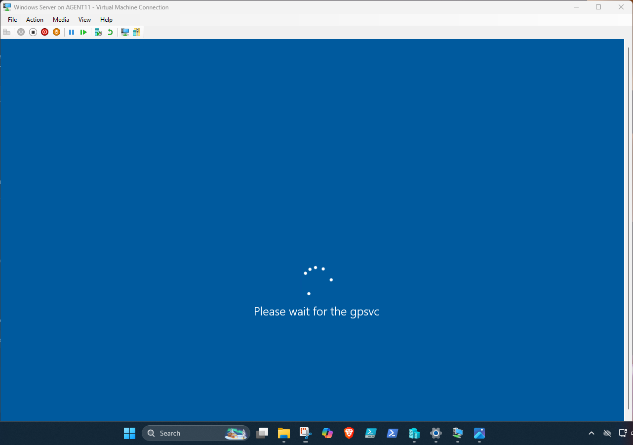 Active Directory lab step 24