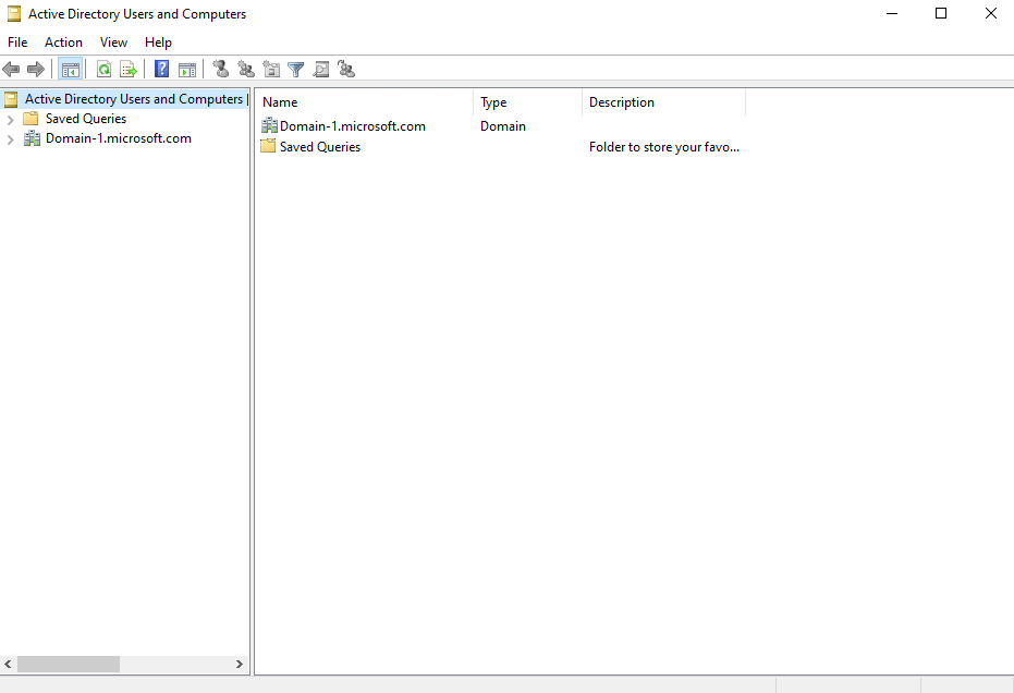 Active Directory lab step 27