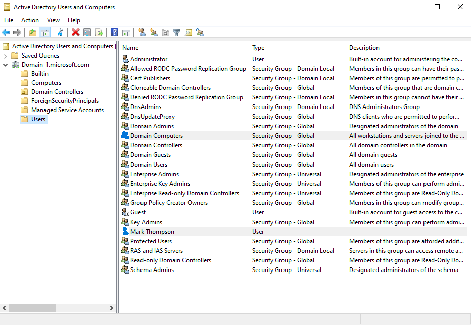Active Directory lab step 37