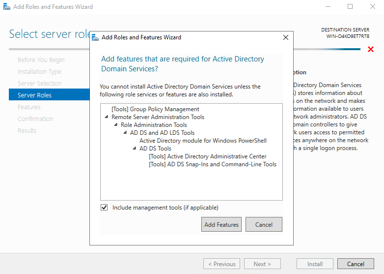 Active Directory lab step 6