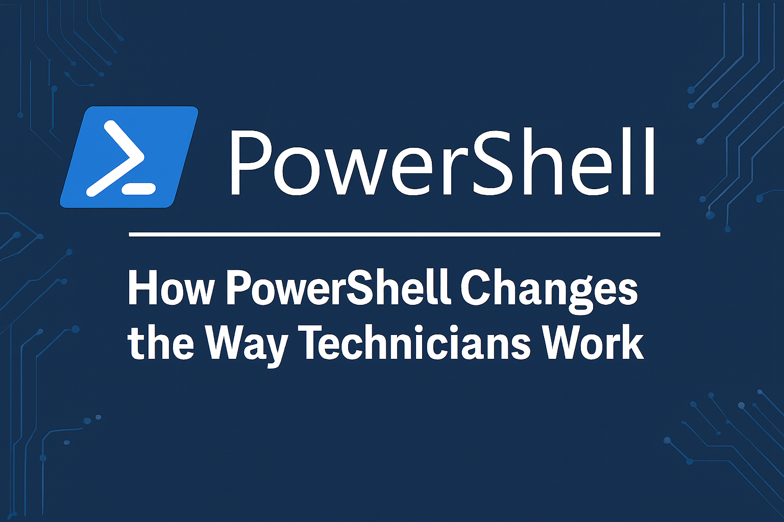 PowerShell themed cover