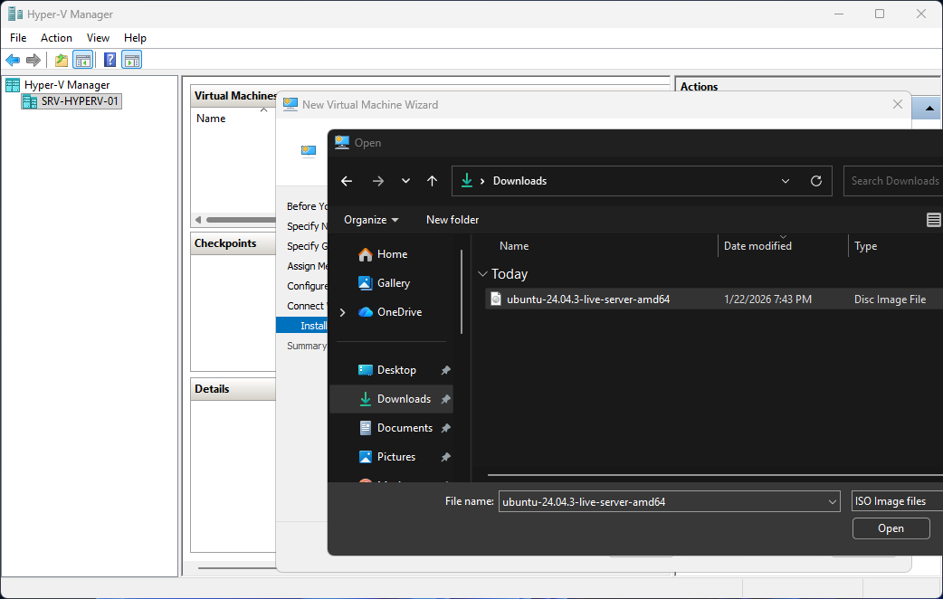 Ubuntu Server 24.04 installation step 16