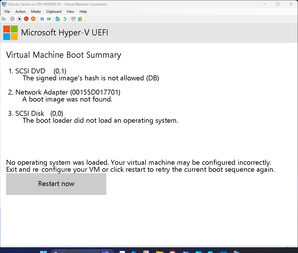 Ubuntu Server 24.04 installation step 24