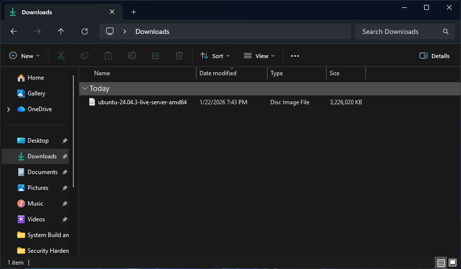 Ubuntu Server 24.04 installation step 3