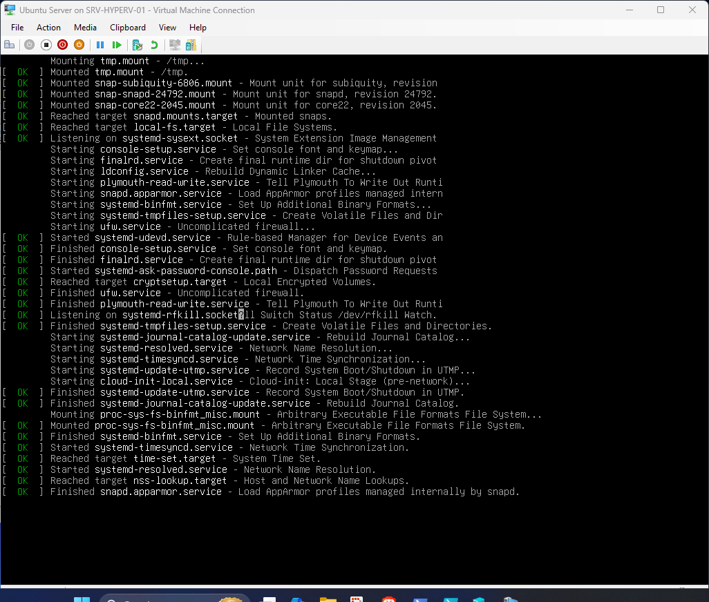 Ubuntu Server 24.04 installation step 32