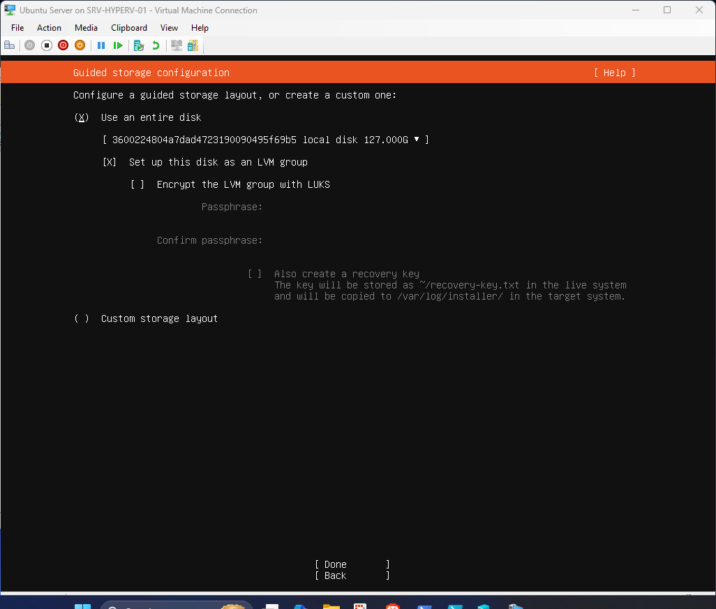 Ubuntu Server 24.04 installation step 39