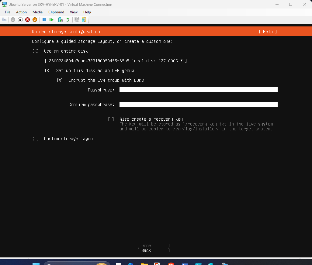 Ubuntu Server 24.04 installation step 40