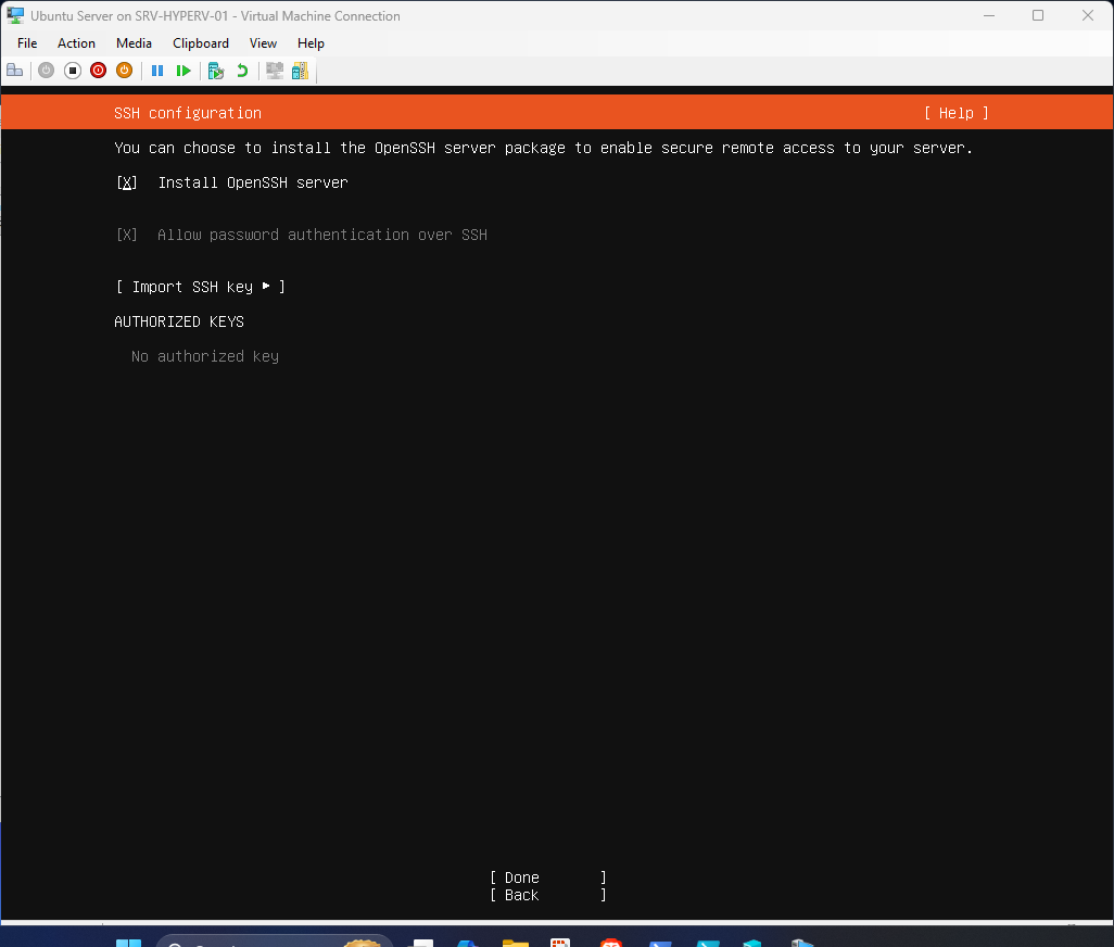 Ubuntu Server 24.04 installation step 48