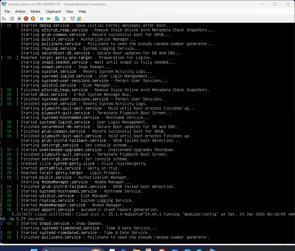 Ubuntu Server 24.04 installation step 55
