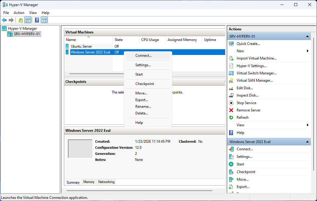 Windows Server 2022 installation step 12