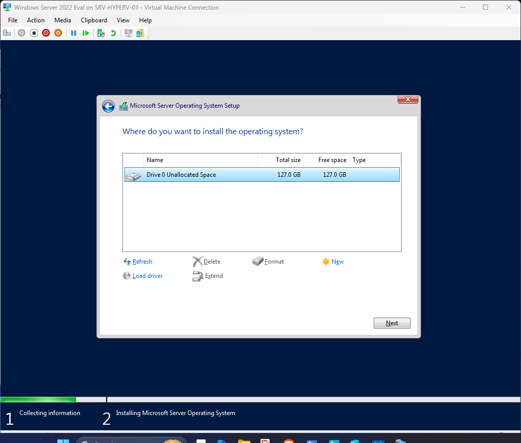 Windows Server 2022 installation step 21