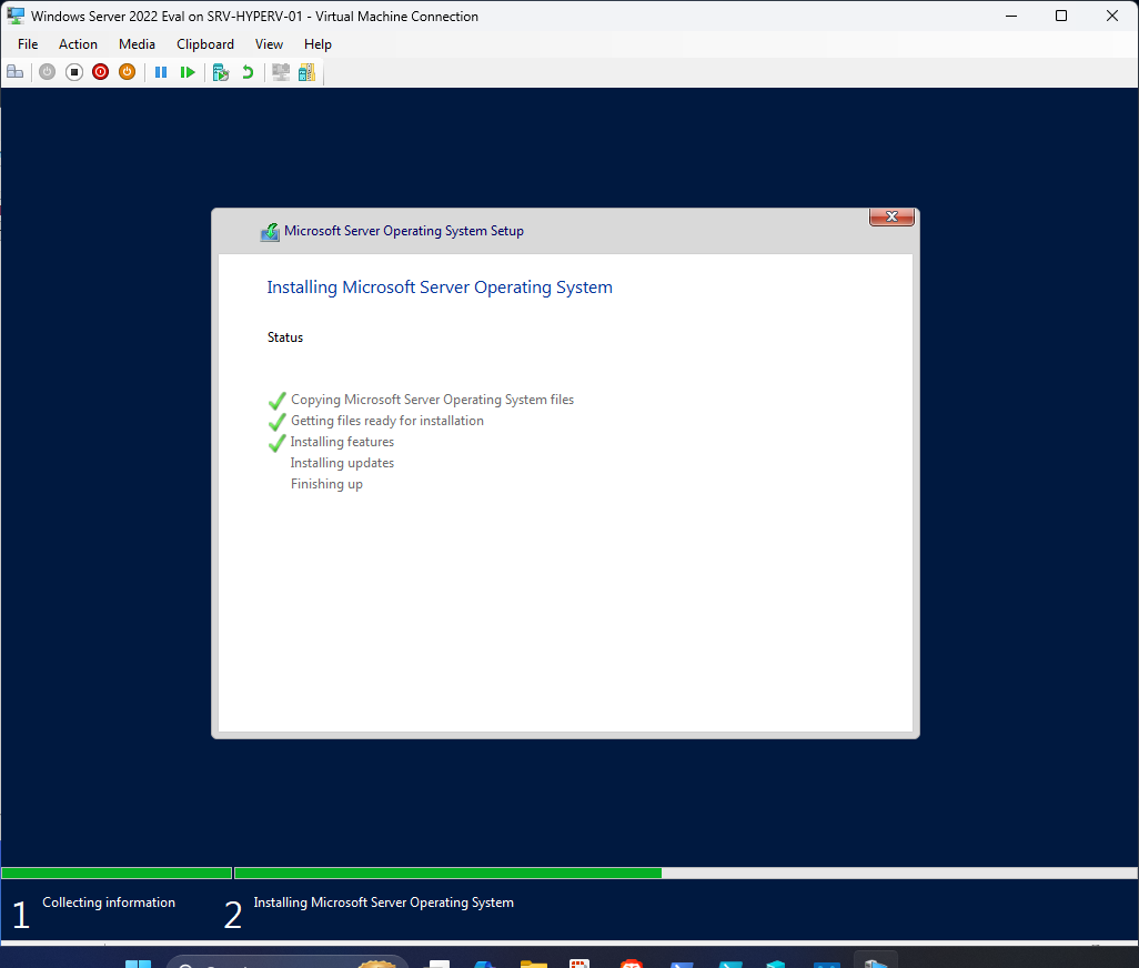 Windows Server 2022 installation step 23