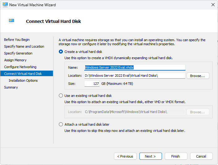 Windows Server 2022 installation step 7