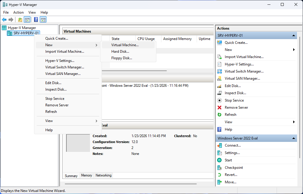 pfSense installation step 1