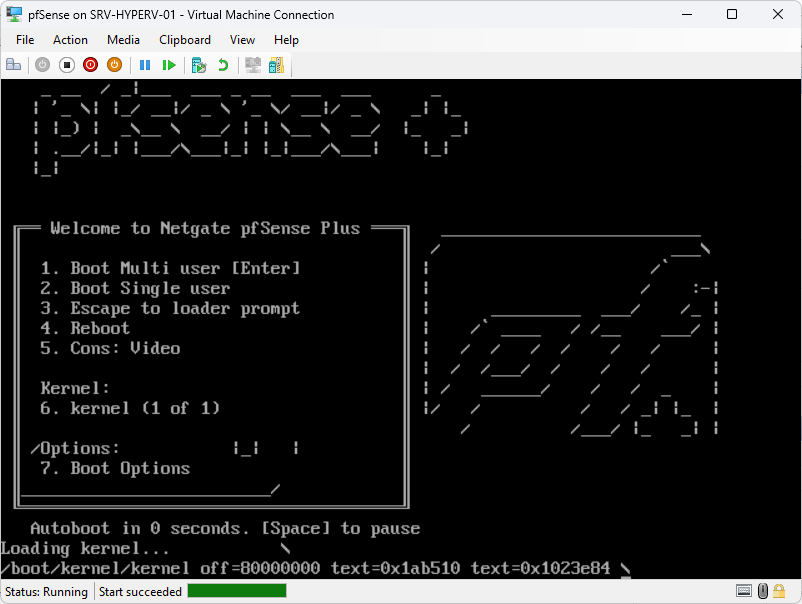 pfSense installation step 16