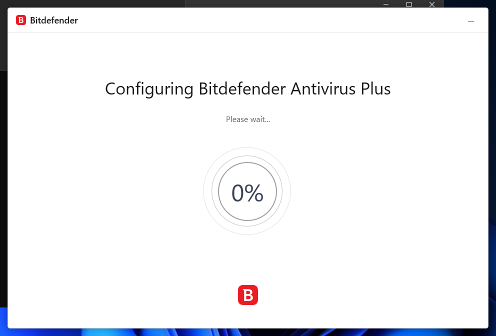 BitDefender setup step 10