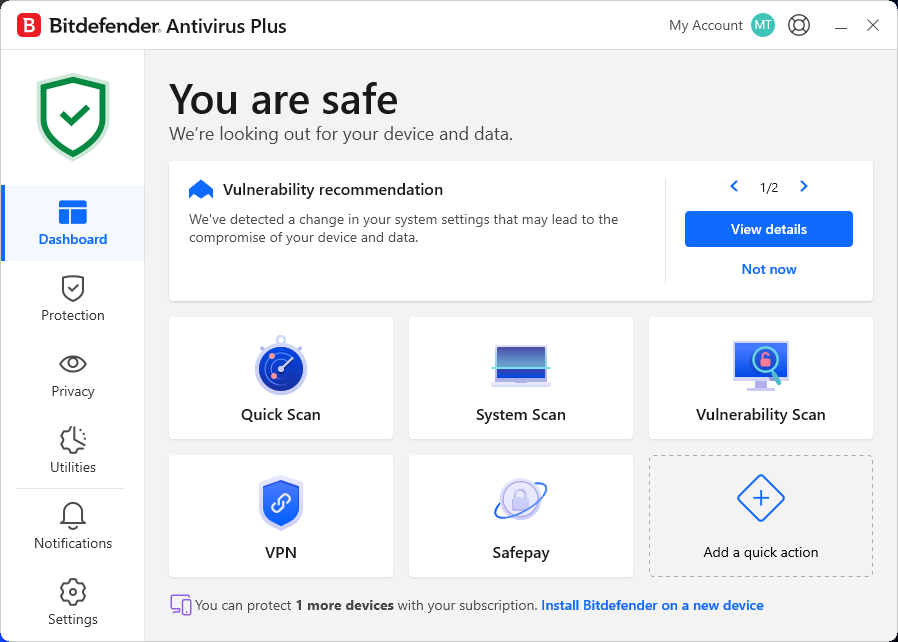 BitDefender setup step 15