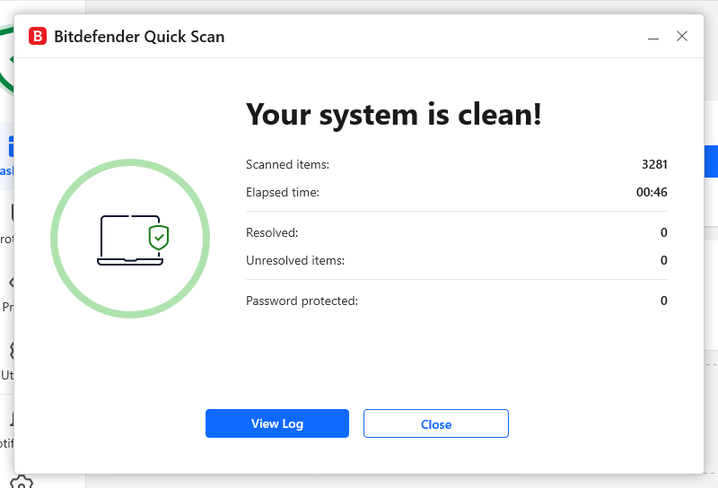BitDefender setup step 17