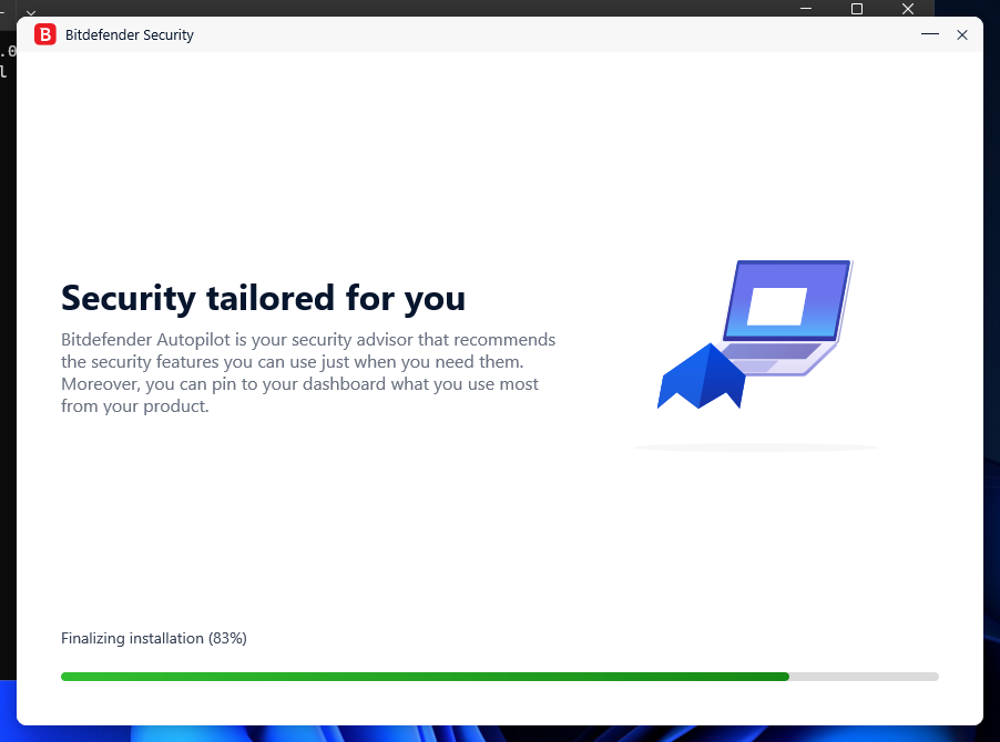 BitDefender setup step 7