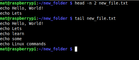 head+tail