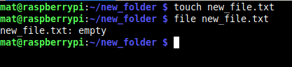touch and file