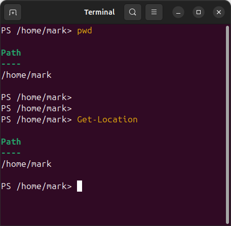 PowerShell cd Set-Location example