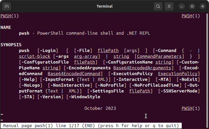 Inspecting resource usage