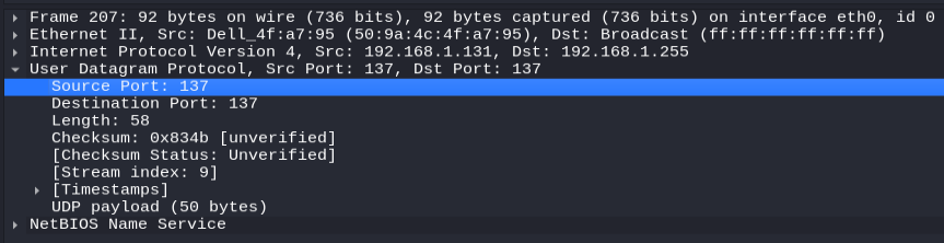 Wireshark enumeration 1