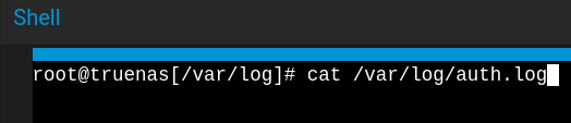 Log view showing failed attempts leading up to success