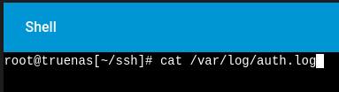 General SSH auth log review