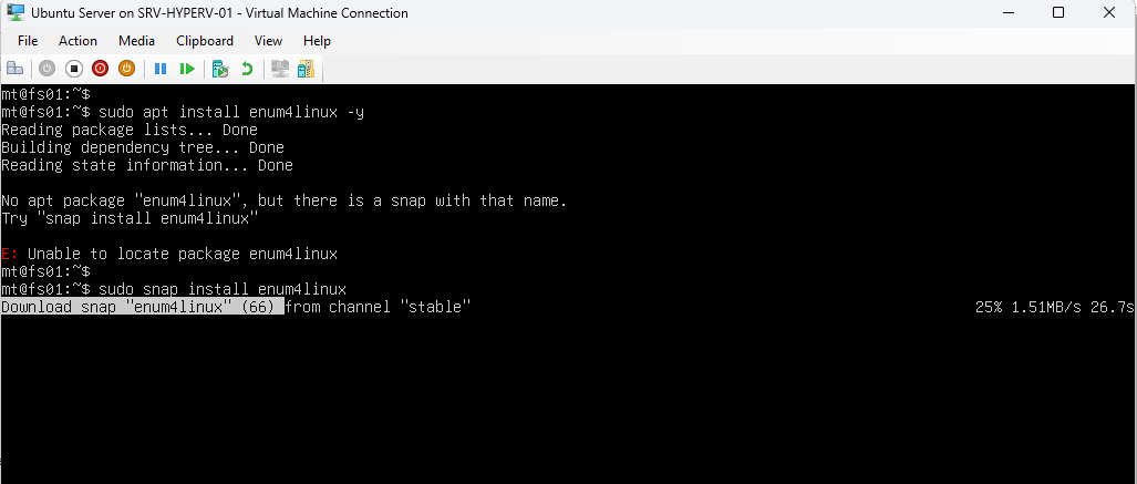 Installing enum4linux on Ubuntu Server