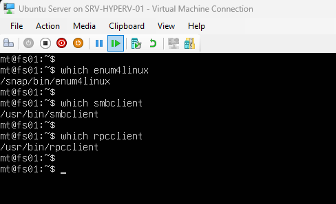 Verifying all tools installed successfully on Ubuntu Server