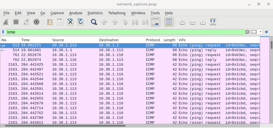 ICMP sweep
