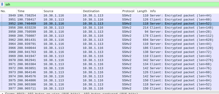 SCP file transfer pattern over SSH