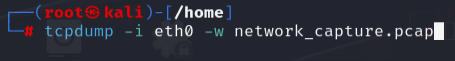 tcpdump capture start