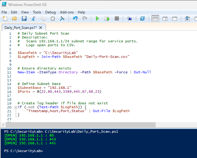 Port scanner 2