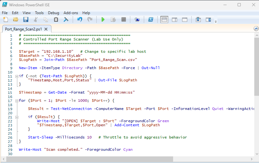 Port scanner 5
