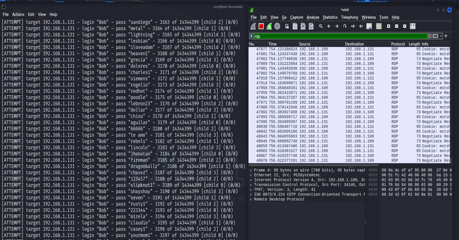 Hydra brute force step 4