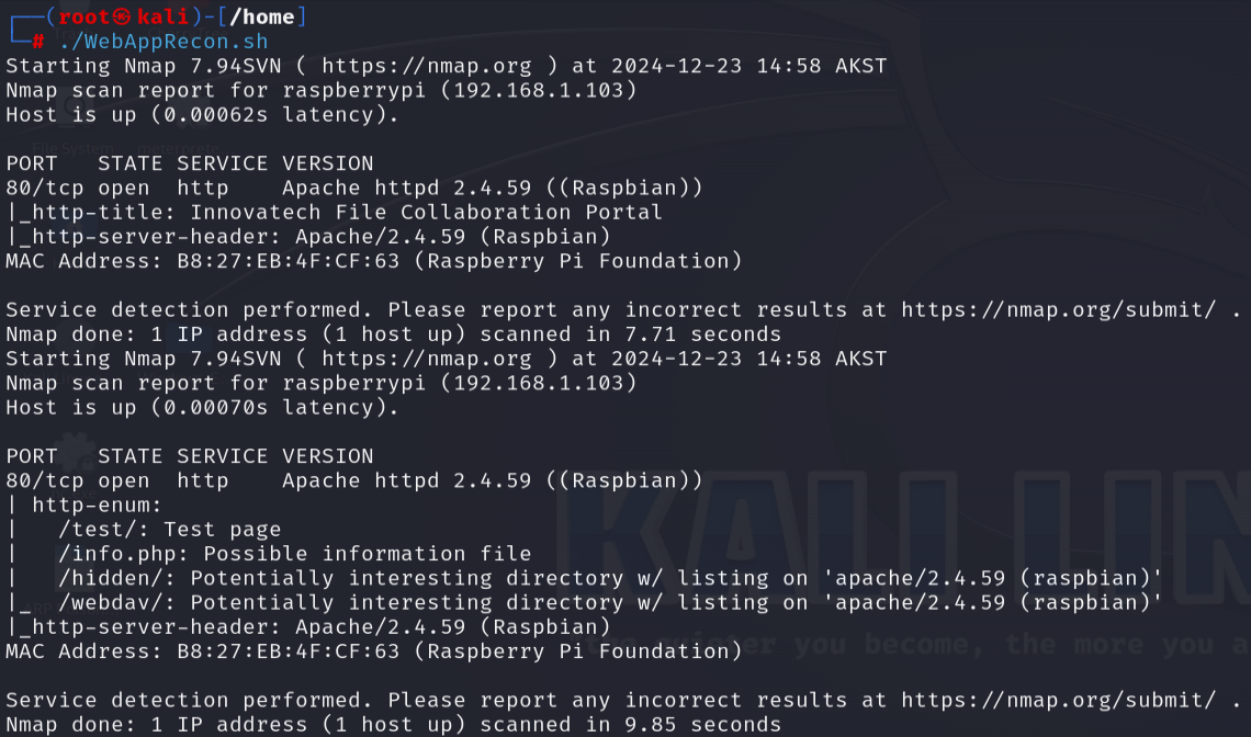 Bash Script Run 2