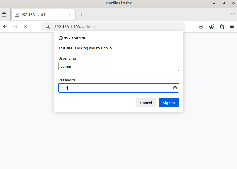 WebDAVLogin2
