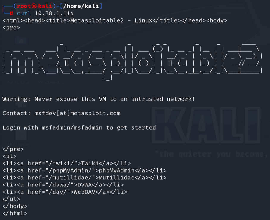 Recon with netcat
