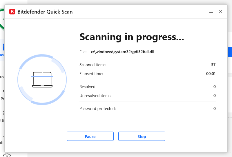 BitDefender setup step 16