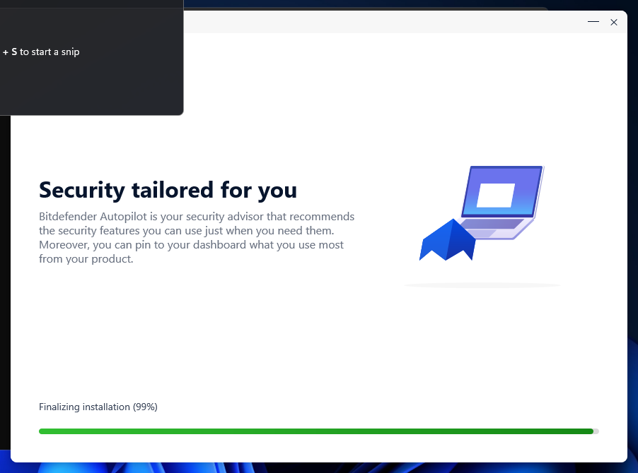 BitDefender setup step 8