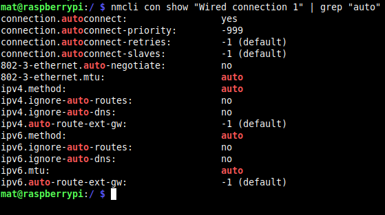 Inspect network settings