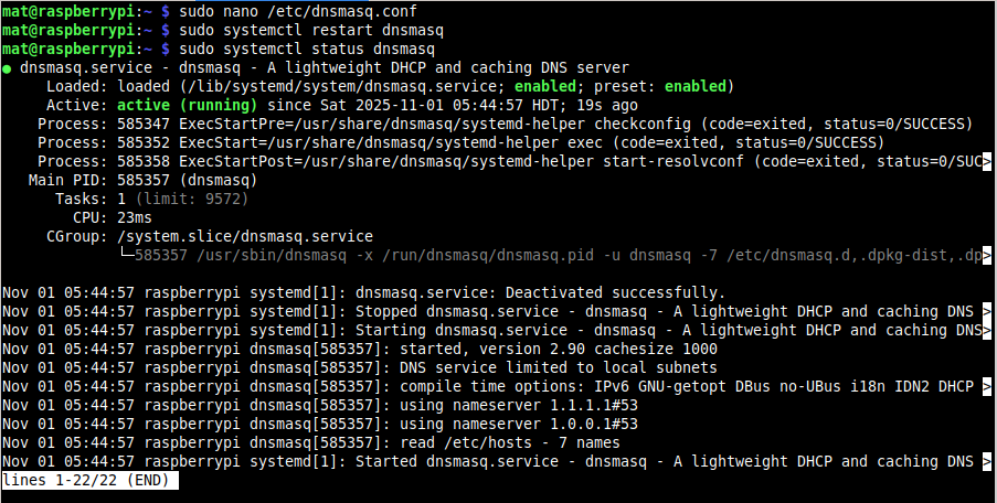 Testing local domain