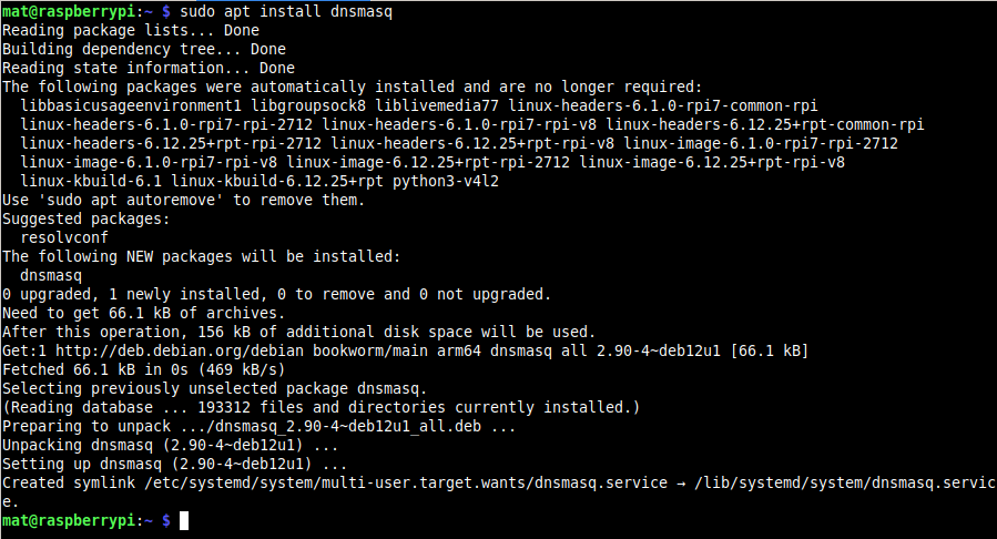 Editing dnsmasq config